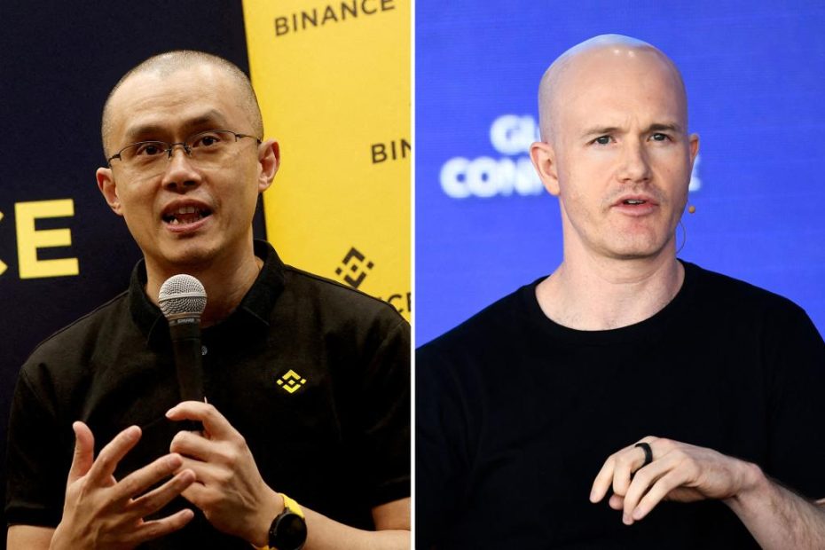 Binance and Coinbase CEOs' wealth slashed by billions
