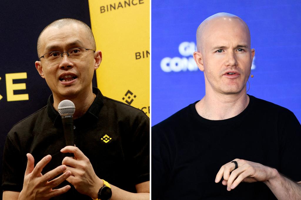 Binance and Coinbase CEOs' wealth slashed by billions