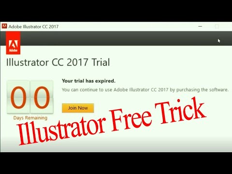 Adobe illustrtor CC 17 trial has Expired